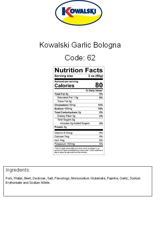 Garlic Bologna